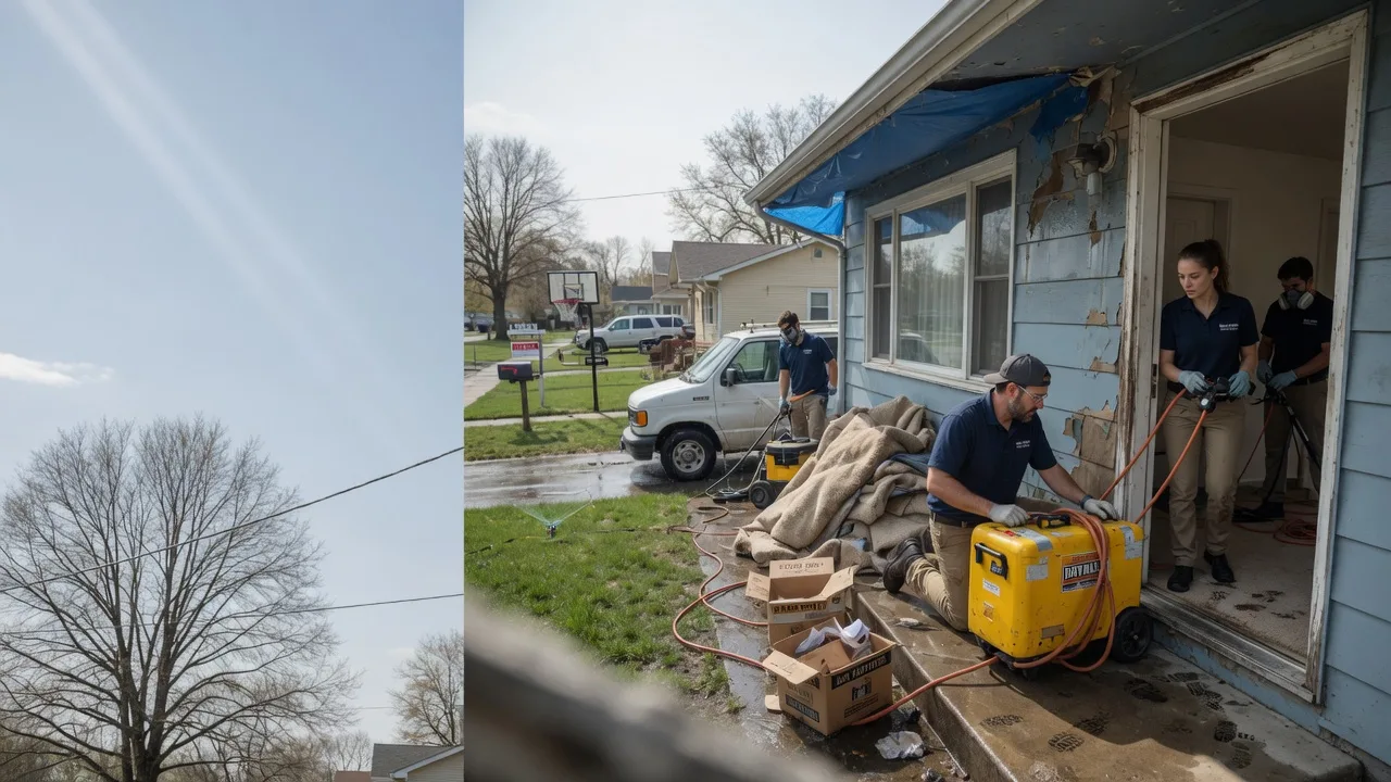 Basement Flood Cleanup in Maybee, MI near me